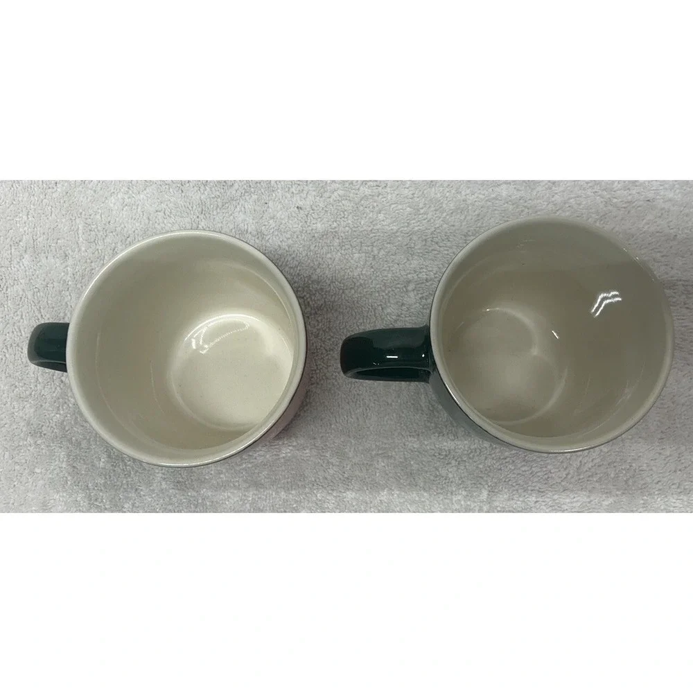 Starbucks Lot of 2 Green Red 2021 Christmas Holiday Coffe Mugs